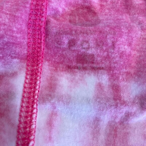 JNY Tie-dye pink & white razorback size L - Picture 6 of 6
